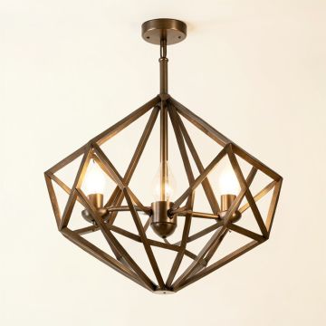 Huldrik 6 - Light Unique / Statement Geometric Chandelier (synthetic illustration; no displayed measurements)