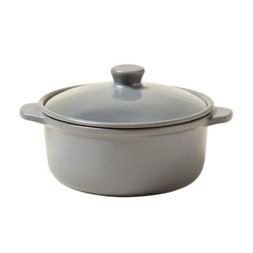 Mycuisina Ceramic Round Non-Stick Greblon Cuisine Casserole With Lid