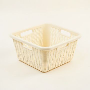 Spruce Crest Empty Storage Basket - Ivory (synthetic illustration; no displayed measurements)