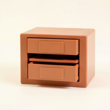 Ridge Canyon Small-Parts Storage Drawer Cabinet - Terracotta (synthetic illustration; no displayed measurements)