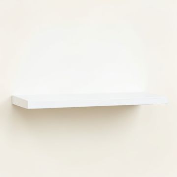 Reed Crest Wall-Mounted Shelf - White (synthetic illustration; no displayed measurements)