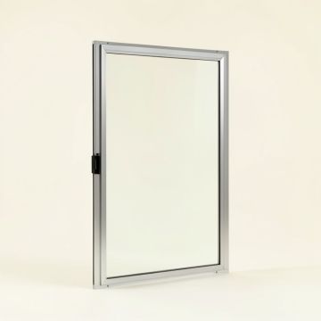 Hawthorne 44 '' - 48 '' W X 76 '' H Door Opening Sliding Semi-Frameless Shower Door (synthetic illustration; no displayed measurements)