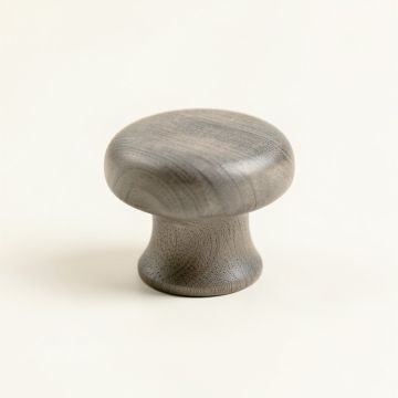 Slate Crest Cabinet Knob Without Packaging - Gray (synthetic illustration; no displayed measurements)