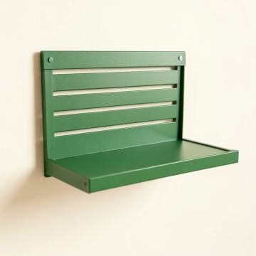 Alder Bluff Wall-Mounted Entryway Organizer Shelf - Green (synthetic illustration; no displayed measurements)