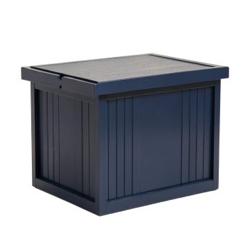 Summit Bridge Closed Outdoor Storage Box - Navy