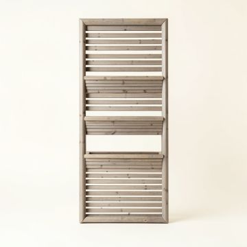 Olive Bridge Empty Vertical Garden Frame - Gray (synthetic illustration; no displayed measurements)