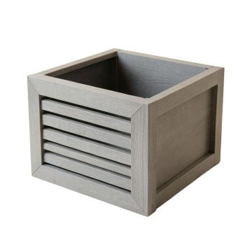 Birch Edge Empty Furniture-Style Litter Enclosure - Gray