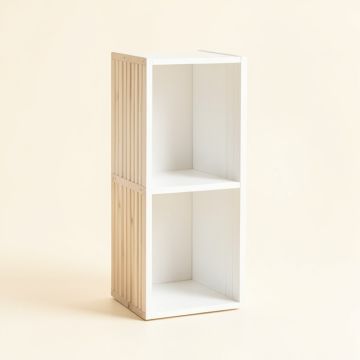 Hill Edge Narrow Cubby Tower - White (synthetic illustration; no displayed measurements)