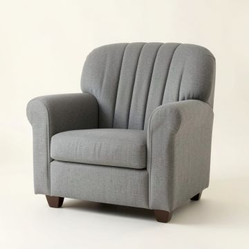 Rowan Dale Upholstered Armchair - Gray (synthetic illustration; no displayed measurements)