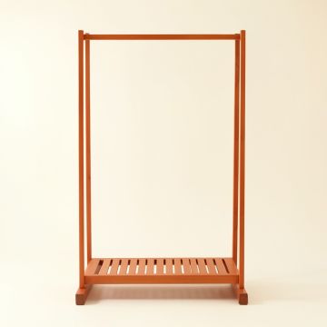 River Canyon Empty Garment Rack - Terracotta (synthetic illustration; no displayed measurements)