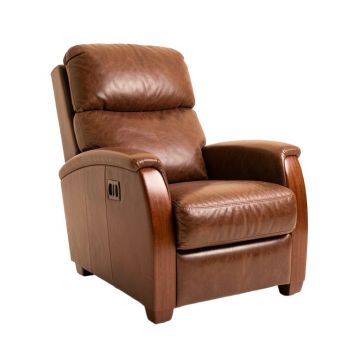 Miklos 35.8 '' Wide Leather Match Power Lift Assist Standard Recliner