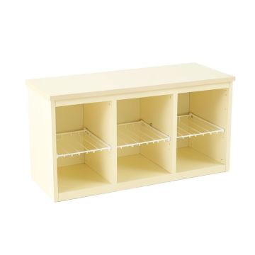 Juniper Arc Empty Countertop Canister Rack - Ivory (synthetic illustration; no displayed measurements)