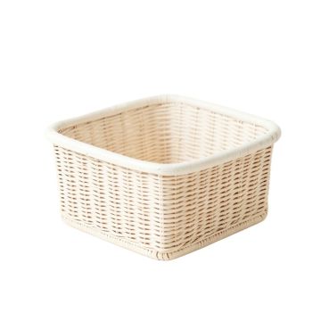 Vale Arc Empty Storage Basket - White