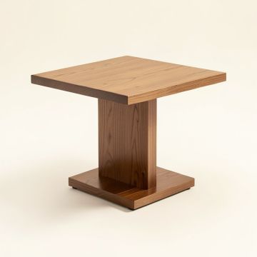 Island Pedestal Coffee Table (synthetic illustration; no displayed measurements)