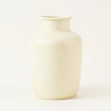 Sage Crest Empty Decorative Vase - Cream (synthetic illustration; no displayed measurements)