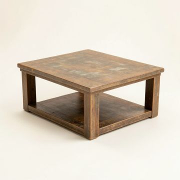 Baratta Distressed Coffee Table (synthetic illustration; no displayed measurements)