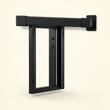 Heavy Duty Sturdy Sliding Standard Single Barn Door Hardware Kit (synthetic illustration; no displayed measurements)