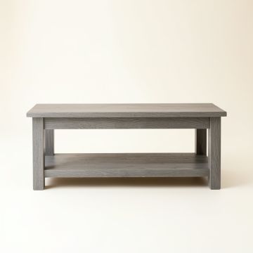 Linden Bridge Indoor Bench - Gray (synthetic illustration; no displayed measurements)