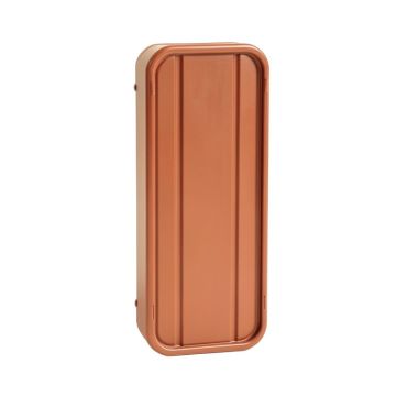 Rowan Crest Narrow Outdoor Storage Bench - Terracotta