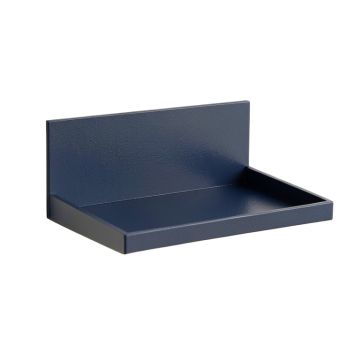Stone Arc Wall-Mounted Shelf - Navy (synthetic illustration; no displayed measurements)