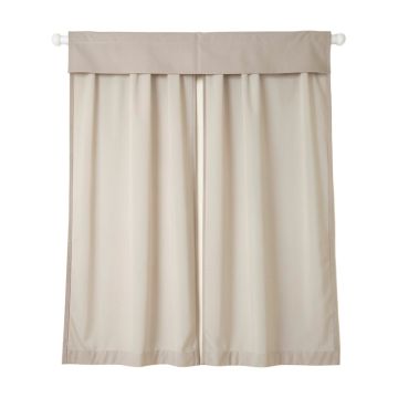 Henke Voile Solid Sheer Rod Pocket Curtain Panels