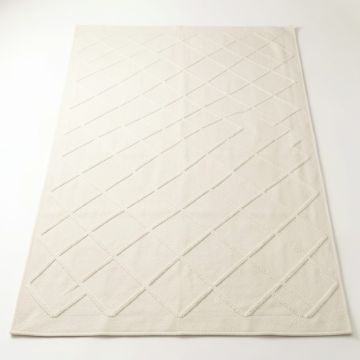 Field Crest Rectangular Area Rug - Ivory (synthetic illustration; no displayed measurements)