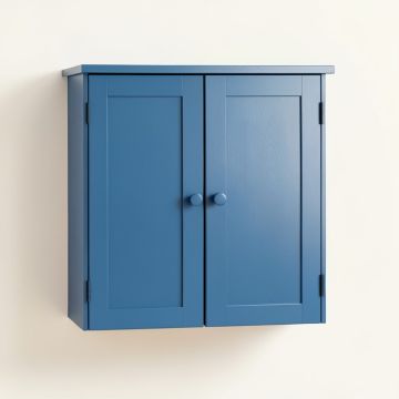 Willow Dale Wall-Mounted Laundry Cabinet - Blue (synthetic illustration; no displayed measurements)