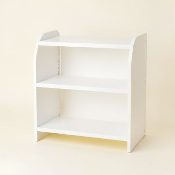 Slate Bluff Desktop Shelving Unit - White (synthetic illustration; no displayed measurements)