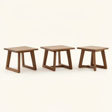 Audley Wood 3 Piece Coffee Table Set (synthetic illustration; no displayed measurements)