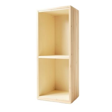 Hazel Dell Narrow Cubby Tower - Cream