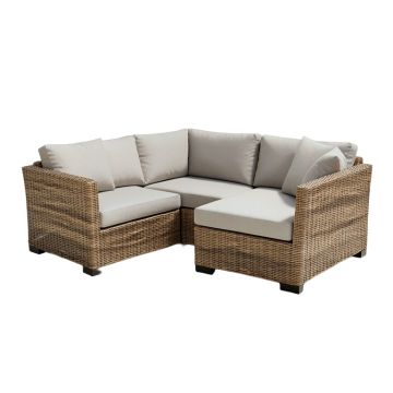 Ajete Patio Sectional With Cushions