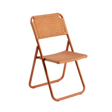 Wren Branch Folding Outdoor Chair - Terracotta
