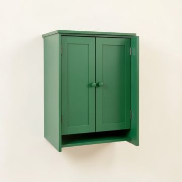 Shore Dale Wall-Mounted Laundry Cabinet - Green (synthetic illustration; no displayed measurements)