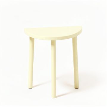 Holly Bend Compact Balcony Table - Cream (synthetic illustration; no displayed measurements)