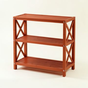Heath Brook Empty Seed-Starting Shelving Unit Without Lights - Terracotta (synthetic illustration; no displayed measurements)