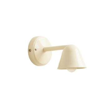 Glen Bluff Wall Sconce Mounted On A Plain Wall - Cream