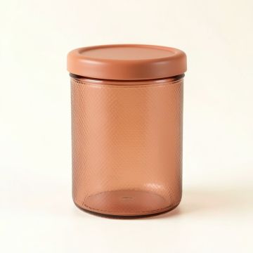Juniper Crossing Storage Canister With Lid - Terracotta (synthetic illustration; no displayed measurements)