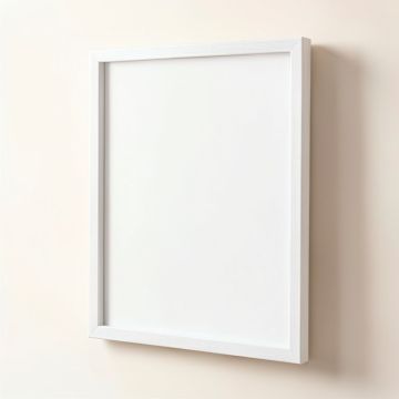 Get By Lettered And Lined - Floater Frame Textual Art Print (synthetic illustration; no displayed measurements)