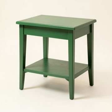 Slate Bend Side Table - Green (synthetic illustration; no displayed measurements)