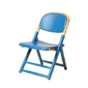 Summit Brook Folding Outdoor Chair - Blue (synthetic illustration; no displayed measurements)