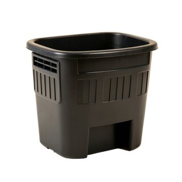 Linden Bridge Closed Garden Compost Bin - Black