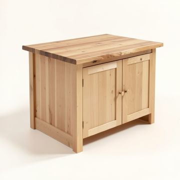 Uli Kitchen Island With Butcher Block Top (synthetic illustration; no displayed measurements)