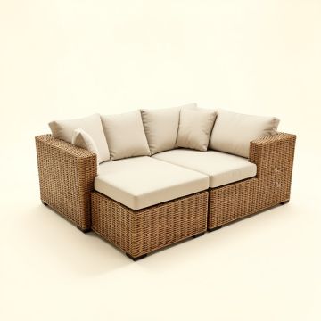 Almine Patio Sectional With Cushions (synthetic illustration; no displayed measurements)