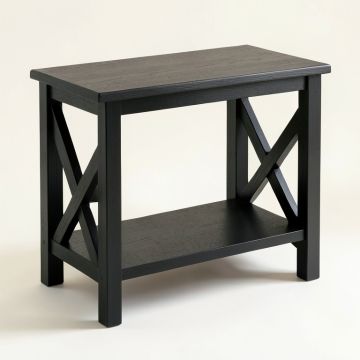 Dune Branch Side Table - Black (synthetic illustration; no displayed measurements)