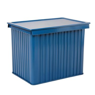 Bay Bluff Closed Outdoor Storage Box - Blue