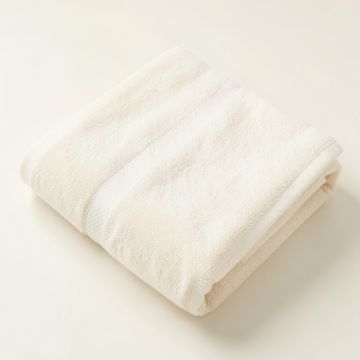 Lake Bend Bath Towel - Ivory (synthetic illustration; no displayed measurements)