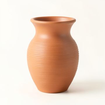 Willow Crest Empty Decorative Vase - Terracotta (synthetic illustration; no displayed measurements)