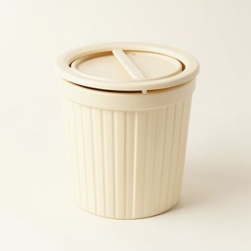 Elm Brook Closed Garden Compost Bin - Ivory (synthetic illustration; no displayed measurements)
