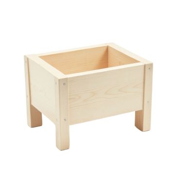 Holly Brook Empty Raised Planter - Ivory (synthetic illustration; no displayed measurements)