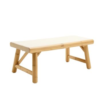 Laurel Bridge Indoor Bench - Ivory